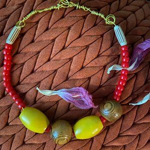 beaded necklace